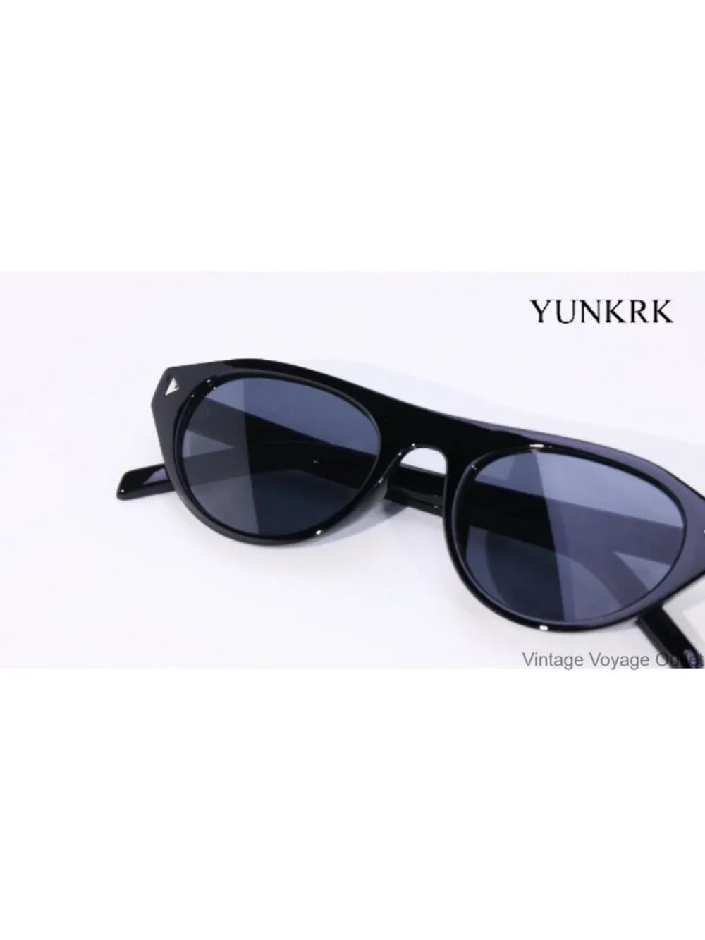 Retro Oval Cat Eye Sunglasses UV400 Protection Women Men Fashion Shades